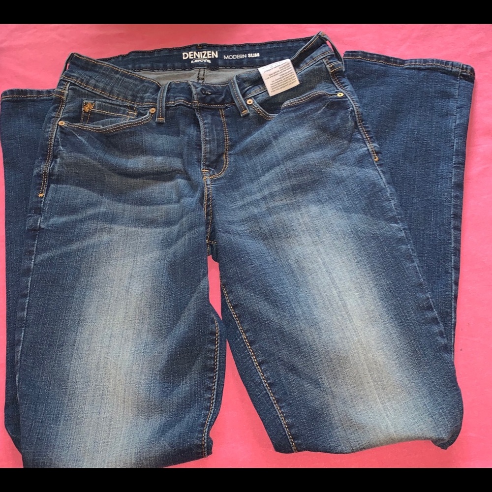 Levi Denizen Womens Jeans Size Short 27x32Skinny B
